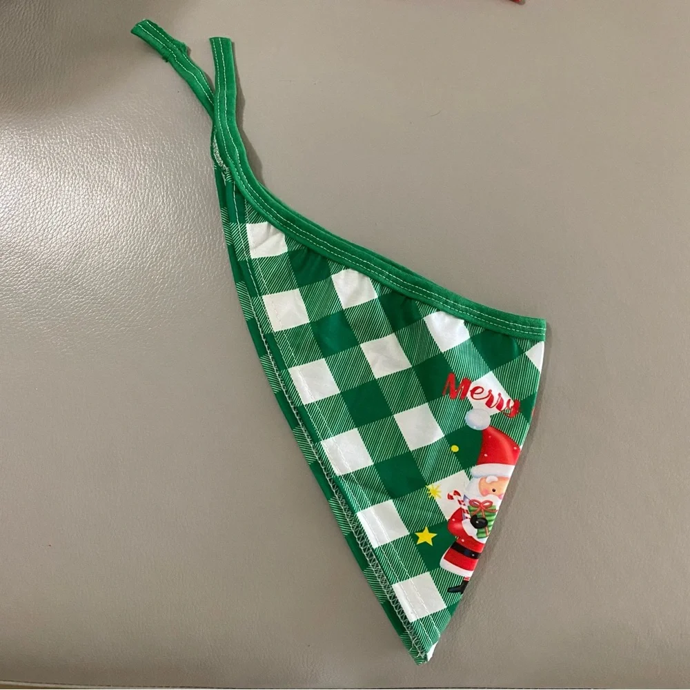 Christmas bandana for dogs 2 pcs size L